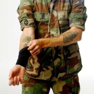 hide tattoo with military uniform
