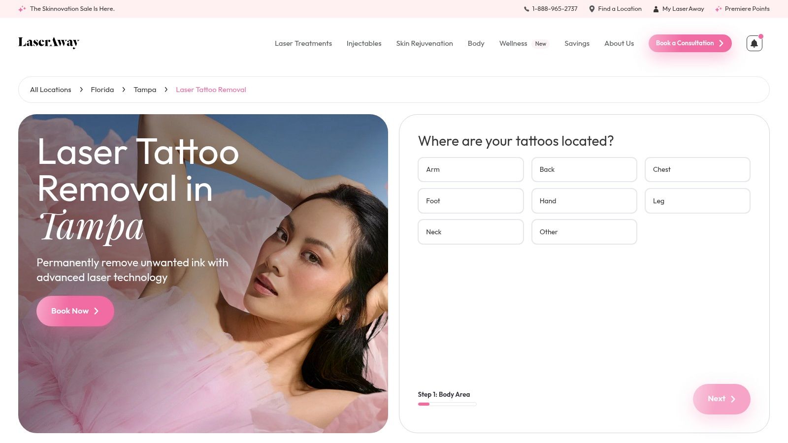 LaserAway, Tampa (W. Palm Ave)